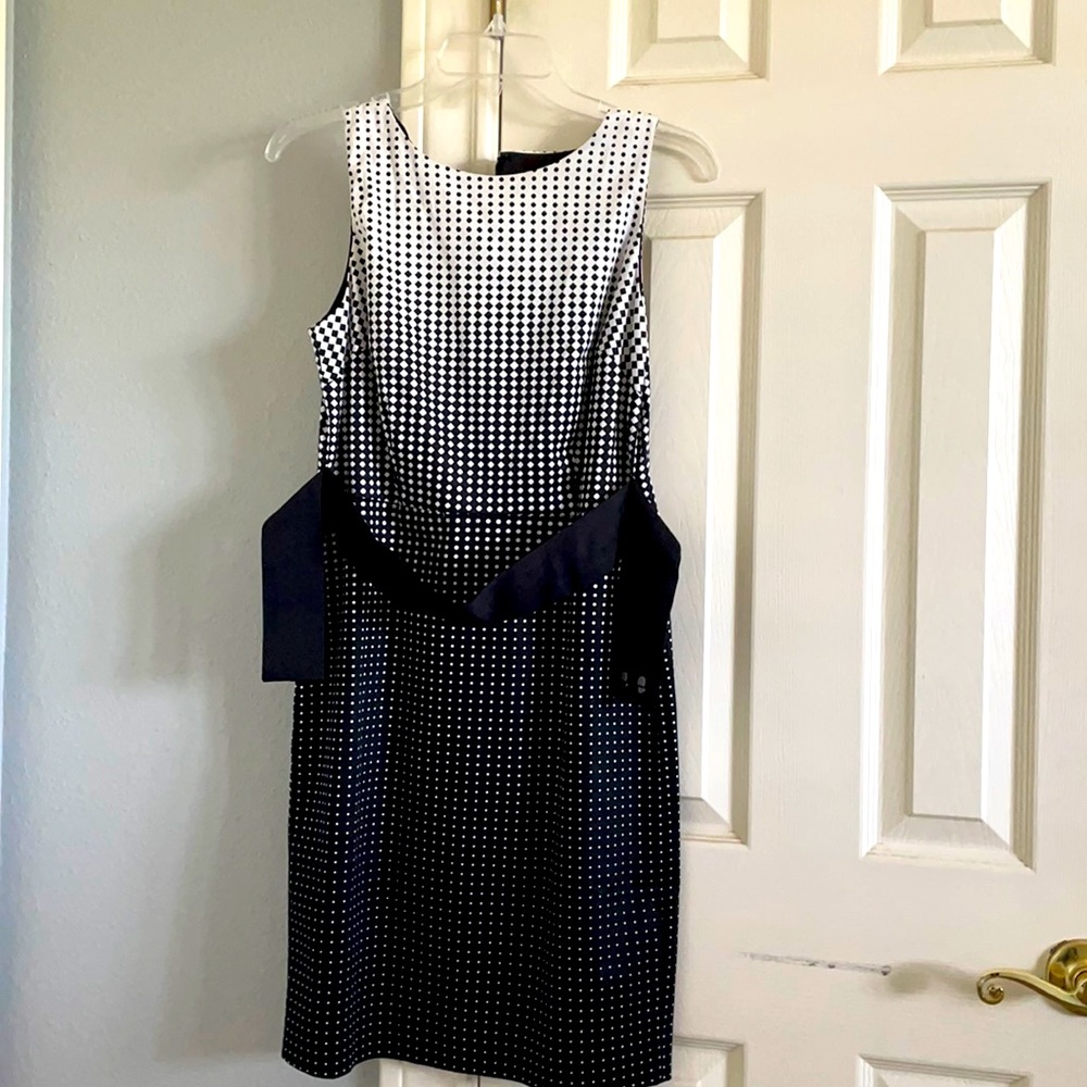 Black and white Ann Taylor dress